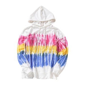 Sudaderas con Capucha Casuales de Invierno para Mujer, de Alta Calidad, Elegantes, Transpirables, Ecológicas, Antipilling, de Secado Rápido, Manga Larga, Tie Dye - Product Image 1