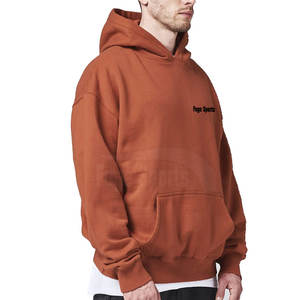 Service OEM – Nouveaux sweats à capuche oversize pour homme en molleton 100 % coton, légers, respirants, séchage rapide, couleur unie, couleurs personnalisables - Product Image 4