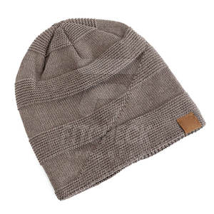 Bonnets légers unisexes sur mesure Chapeau Nouveau design Vêtements d'hiver Vente en gros Bonnet réglable en tissu Jacquard commun - Product Image 4