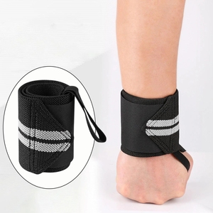 Sangles de poignet en nylon élastiques et extensibles pour la musculation, bandes de soutien pour le poignet, sangles de gym pour haltérophilie - Product Image 4
