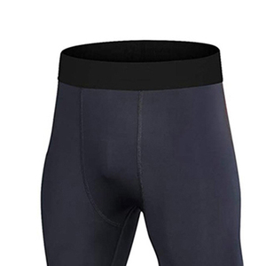Men's Sports Leggings with Unique Design Elastic Waist Regular Fit <b>Compression</b> <b>Base</b> <b>Layer</b> for Fitness Workout Low Price - Product Image 4
