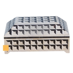 Caja de almacenamiento con incrustaciones de hueso, diseño atractivo, organizador de joyas más vendido con colocación de piedras preciosas, almacenamiento funcional elegante - Product Image 6