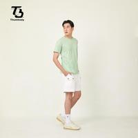 T-Shirt col roulé 65% coton et 35% Polyester pour hommes, col roulé, personnalisé, OEM, fabriqué en thaïlande