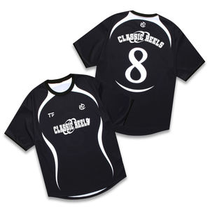 TF Custom Streetwear Fußballtrikots Design Jugend Sublimation Gestreiftes Retro Fußballtrikot - Product Image 1