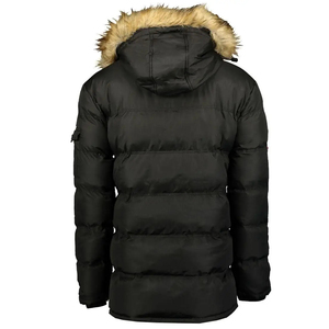 Premium Quality Original Fabric Stylish Warm Winter Jacket <b>Men</b> Padded Warm Parka <b>Coat</b> Casual <b>Fur</b> <b>Hooded</b> Fleece Long Male - Product Image 4