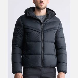 Chaqueta acolchada de invierno acogedora para hombre, prendas de vestir exteriores finas y cómodas a la moda para clima frío, lana cálida ligera, ecológica - Product Image 4