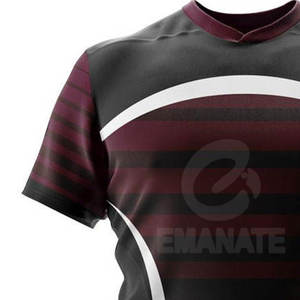 Conjuntos de Uniformes de Rugby de Diseño Premium Más Vendidos, 100% Poliéster, Logotipo Personalizado y Nombre del Equipo, Tallas Grandes, Equipo Deportivo Masculino - Product Image 6