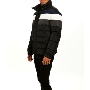 Vente en gros Veste matelassée de service OEM personnalisée pour hommes Logo personnalisé Veste d'hiver pour hommes avec poche Veste matelassée à bulles pour hommes - Product Image 4