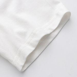 T-shirt surdimensionné en polyester 100% blanc de luxe lourd de style tendance T-shirt surdimensionné en polyester 100% blanc de luxe lourd - Product Image 5