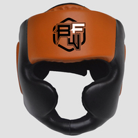 Cuir de vachette MMA Dummy Head Guard Sparring Casque Protecteur Gear BLAZE FIGHT GEAR Modèle BFG-HG-09 pour la boxe et les combats