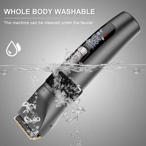 Recortadora de Pelo Inalámbrica Recargable por USB para Hombre, Resistente al Agua IPX7, Velocidades Ajustables, con Enchufe Estadounidense, Diseño Inalámbrico - Product Image 3