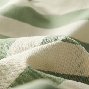 เสื้อโปโลลายทางสำหรับผู้ชายผ้าฝ้าย94% 6% สแปนเด็กซ์แขนสั้นผ้าถักกันยับสำหรับฤดูร้อน - Product Image 4