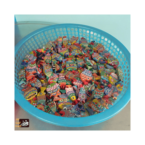 Authentic Wooden <b>Toy</b> for Wall Hanging - Handmade Craft Carved Wood <b>Toy</b>, Distinctive Painted Wooden <b>Toy</b> for Decoration - Product Image 4