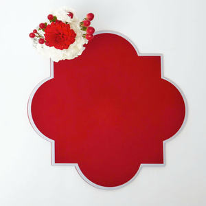 New Design Natural Handmade <b>Red</b> Lacquer <b>Placemat</b> for Home Decoration Made in Vietnam with Best Quality - Product Image 1