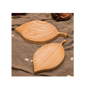 Assiettes de service en bois d'acacia Vaisselle naturelle à manger pour sandwichs Salade Finger Foods Burgers au fromage - Product Image 2