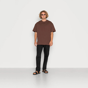 2025 meilleur Design hommes surdimensionné T-Shirt nouveau haute qualité personnalisé séchage rapide 100% coton tissé vente chaude demi manches - Product Image 5