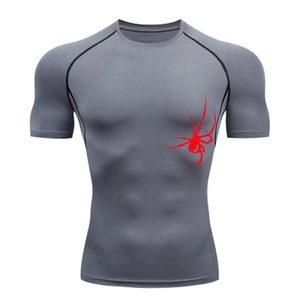 Personalizar nueva camisa transpirable Slim Fit 2025 ropa de jogging elegante para hombres 2025 3D impreso verano Rash Guard - Product Image 4