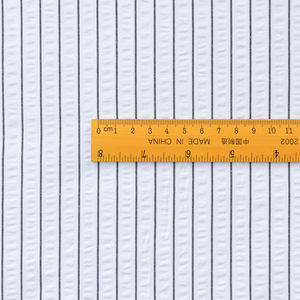 Trong Bán Tay Nhuộm Sợi Màu Xám Sọc Bọc Vải Bông Polyester Vải Của Sân - Product Image 2