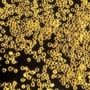 Diamant synthétique de qualité technique à haute résistance, grain jaune de 1,0 à 3,4 mm, abrasifs industriels pour la découpe, le perçage et le meulage - Product Image 4