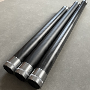 Tube de rangement pour canne à pêche en fibre de carbone, léger, antichoc et étanche, pour la pêche à la truite en rivière en extérieur - Product Image 4