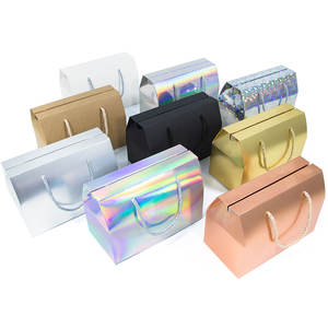 Lámina de Metal con purpurina, láser brillante, rosa, oro, decoración, confeti, pliegues arrugados triturados, artesanía, papel de rafia, caja de regalo, Material de relleno - Product Image 1