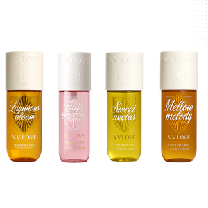 ชุดน้ำหอมสำหรับผู้หญิง VV Love Luminous Bloom + Fruity Symphony + Sweet Nectar + Mellow Melody Pack - น้ำหอมแบบสเปรย์ กลิ่นหอมติดทนนาน - Product Image 1