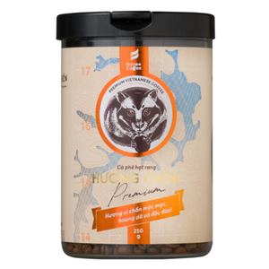 Huong chon เมล็ดกาแฟอ่อน250กรัมคั่วกลิ่นหอมของเวียดนามเมล็ดอาราบิก้าในกล่องของขวัญ - Product Image 1