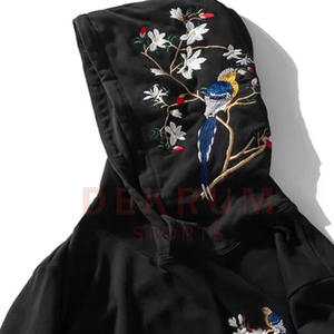 เสื้อฮู้ดปักลายสำหรับผู้หญิง ฤดูหนาว พร้อมโลโก้ด้านหน้า สีและโลโก้ปรับแต่งได้ ระบายอากาศได้ดี แขนยาว สไตล์สตรีทแวร์ - Product Image 3