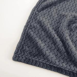 ผ้าฟลีซสักหลาดเส้นใยโพลีเอสเตอร์ย้อมสีอ่อนสุดทันสมัยผ้าห่มลายทางผ้ากำมะหยี่สำหรับเด็กผ้ากำมะหยี่ดีไซน์สีพื้น100 - Product Image 4