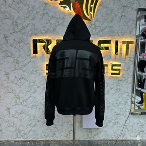 Private label personalized logo most Demanded <b>Zipper</b> <b>hoodie</b> <b>Black</b> Printed factory made cheap price hoodies men men's hoodies - Product Image 2