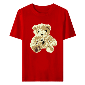 T-shirt personnalisé en pur coton de qualité supérieure, uni, noir, blanc, classique, à manches courtes, été, 100% - Product Image 3