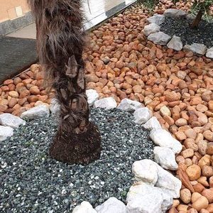 40-60mm Verona ciottoli in marmo rosso 25kg di ciottoli da giardino per la casa e pietre arrotondate per percorsi e decorazioni - Product Image 3