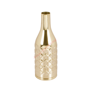 Florero de Metal para decoración del hogar, jarrones con diseño de moda y acabado antiguo de cobre, a precio global, superventas - Product Image 3