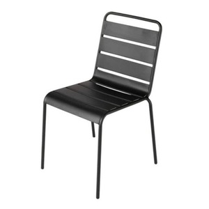 Chaise en métal durable et solide de qualité supérieure avec une esthétique industrielle contemporaine et un soutien dorsal confortable - Product Image 2