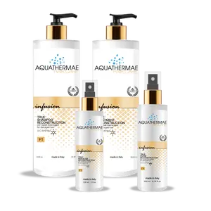 Made in Italy set profesional para el cuidado del cabello dañado calidad superior 250ml Etiqueta Privada queratina sin sulfato