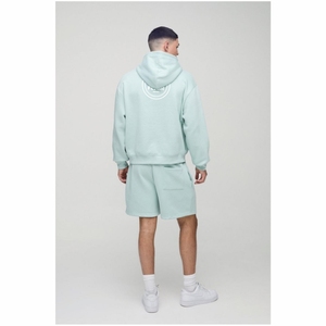 Sudadera con capucha de algodón 100% Premium de gran tamaño para hombre, diseño de hombro caído, bordado 3D, alta calidad, talla grande, Digital de invierno - Product Image 2