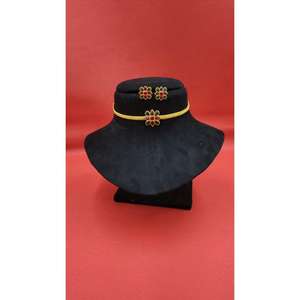 Ensemble de colliers en fonte de fer oxydé à la mode, style vintage, bijoux tendance pour femmes, tenue ethnique, disponible à la vente - Product Image 6