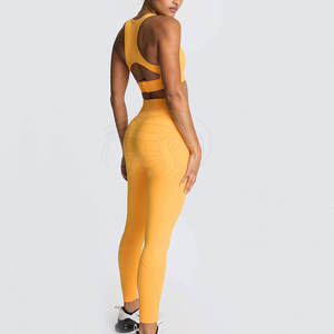 Meilleure vente Ensemble de yoga à motif solide pour femmes Équipement de yoga de haute qualité pour adultes à vendre - Product Image 3