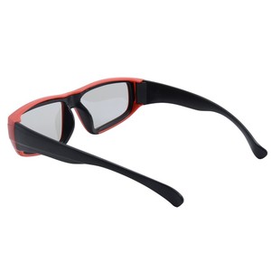 <span class=keywords><strong>Gafas</strong></span> <span class=keywords><strong>3D</strong></span> Polarizadas Circulares Negras/Rojas para Niños, Diseño Pasivo para Niños Miopes y Usuarios <span class=keywords><strong>de</strong></span> Hardware AR - Product Image 3