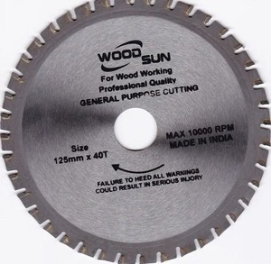 Gỗ Mặt Trời 125Mm Tct Thông Tư Saw Blade Chuyên Nghiệp Chất Lượng Mục Đích Chung Cắt Blade Cho Chế Biến Gỗ Tùy Biến OEM - Product Image 6