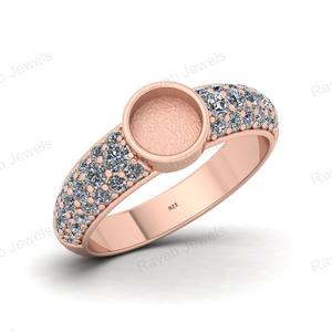 Joyería de Plata 925 de Buena Calidad, Semi-Montada, Hecha en India, Venta al por Mayor en Línea, Fabricación de Joyería Personalizada con Circonita para Mujer - Product Image 2