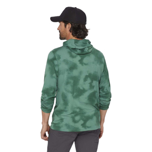 Sweat à capuche unisexe poids lourd délavé à l'acide pour homme coupe régulière polaire française délavée 100% coton taille personnalisée lettre d'hiver - Product Image 4