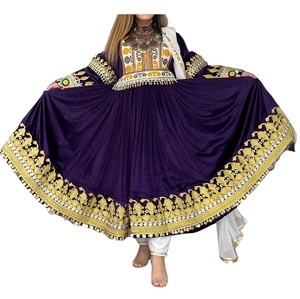 Nueva llegada de moda de impresión de las mujeres vestido de boda vestidos afganos Vintage bordado sublimación tradicional Pashtun - Product Image 5