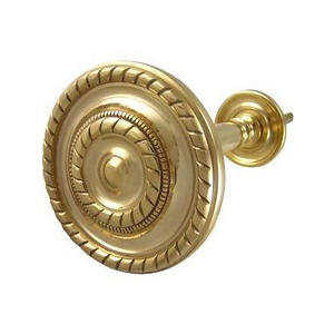 Vintage Handcrafted Solid Brass <b>Curtain</b> Holdbacks Decorative Drapery <b>Tiebacks</b> with Golden Finish <b>for</b> Timeless Interiors - Product Image 3