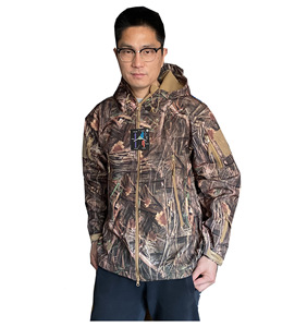 Chaqueta de invierno de camuflaje impermeable Softshell transpirable para hombre personalizada, para pesca, caza, resistente a la intemperie, con estampado de forro polar - Product Image 6