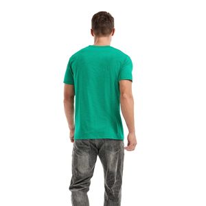 Nouveauté T-shirts personnalisés de haute qualité à manches courtes T-shirt uni à col rond de bonne qualité pour hommes - Product Image 3