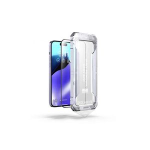 Protezione dello schermo compatibile con iPhone 13 con dispositivo di montaggio facile installazione vetro temperato resistente agli urti - Product Image 1