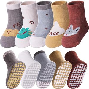 Otoño primavera Casual bebé calcetines transpirables antibacterianos tejido tripulación recién nacido niños niñas lindo diseño antideslizante directo para unisex - Product Image 5