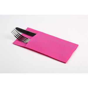 Serviettes de table fuchsia 40x40cm Point-to-Point Kanguro, 960 pièces, B2B - Product Image 1