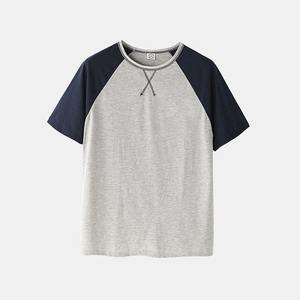 Unisex Cotton Fleece T-<b>Shirt</b> Sets High Quality Custom Knitted Weaving Elastic Waist Hoodie Shorts for Summer - Product Image 3